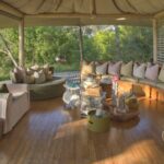 Xaranna camp is inspired by the soft pastel colours of the water lilies