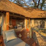 Exterior view of guest room at Camp Moremi