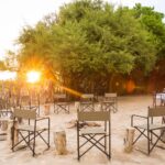 Camp fire area at Sango Camp