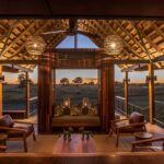 Chitabe's main area boasts magnificent views through huge windows