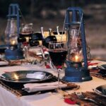 Dinner on a Letaka Safari is a lantern -lit bush affair