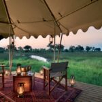 Scenic view from guest tent at Duba Explorers