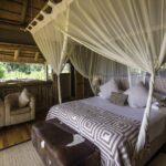 The luxury treehouse chalets at Kwetsani are elegant and spacious
