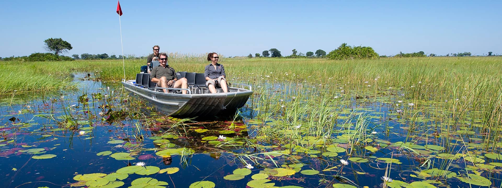 Delta boating activities from Kwetsani Camp are popular with guests
