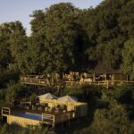 Aerial view of Kwetsani concession and camp