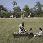 Spoilt with lunch in the grasslands at Little Tubu