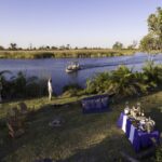 Sundowner surprise location at Little Vumbura