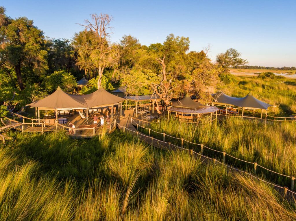 Little Vumbura Camp shares a concession with Vumbura Plains Camp