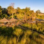 Little Vumvura rests on a wooded island on Vumbura Plains