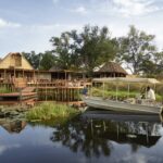 An exterior view of the luxurious Sanctuary Baine's Camp