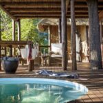 Guests relish in having their own private plunge pools at Chief's camp
