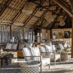 Sanctuary Chief Camp's refurbished and safari chic styled main area is attractive