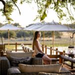 A guest at Sanctuary Chief's Camp enjoys some quiet solitude