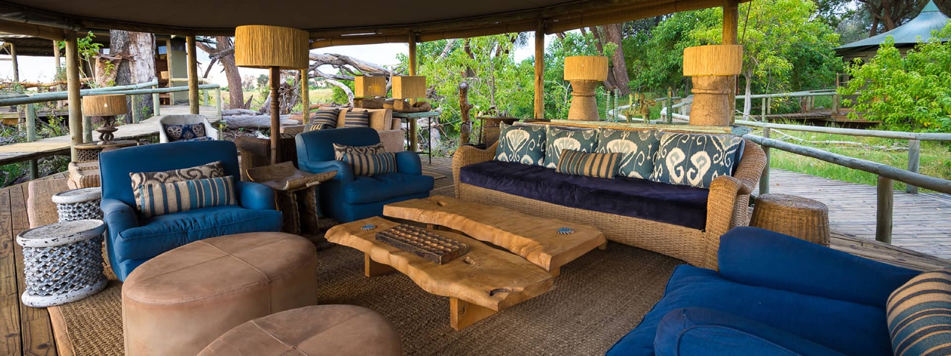 Little Vumburas' six tented spacious rooms have incredible views
