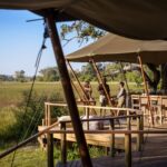 Enjoying the solitude at Stanley's Camp on main deck area