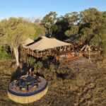 Tuludi camp setting as viewed from the air