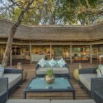 Outside lounge area on deck at Setari