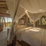 The guest suites at Setari Camp are stylishly elegant with free standing baths and outside showers