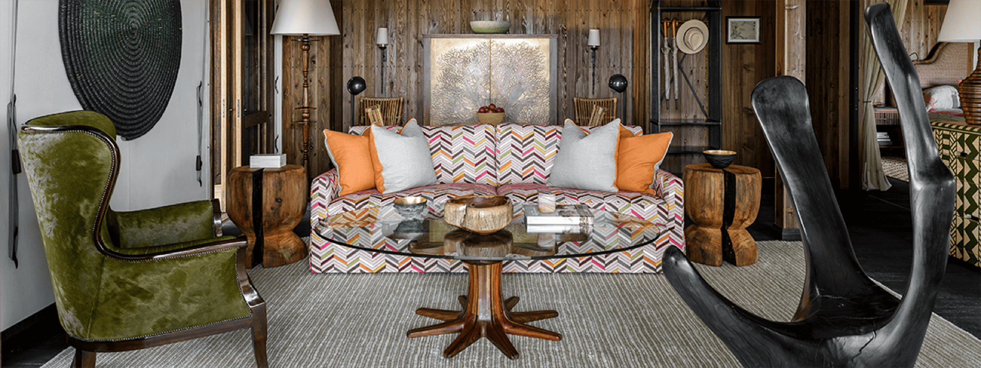 The guest rooms at Xigera are stylish and luxurious