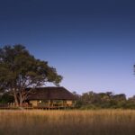 View of Little Sable Camp in the private Khwai Reserve