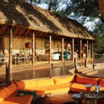 Exterior view of main area at Mapula lodge