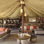 Meno a Kwena's welcoming bedouin style lounge area