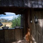 Interior of main bathroom at Little Sable Camp