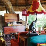 Classic drinks on safari served in Mapula's lounge area