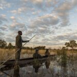 Idyllic mokoro safari on the khwai private reserve