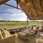 Lounge area with open African skies at Sable Alley