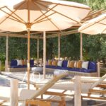 The swimming pool at the new Xugana Island Lodge makes the perfect spot to relax between activities