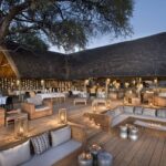 Stylish sunken lounge area at Sable Alley