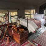 Uncharted Expeditions luxurious guest tent interior