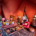 Guest tent interior at Jack's Camp