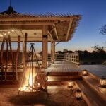 Belmond Safaris, Savute Elephant Lodge - view at night from the main area