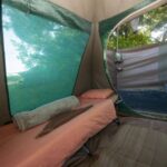 Fully serviced guest tents have mattresses and all necessary bedding