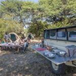 Meals are taken communally on safari with Bush Ways Safaris