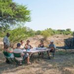 Lunch is served between game drives on a Bush Ways safari