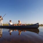 Peaceful mokoro excursion from Camp Okavango