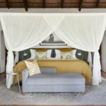 The large luxury suites at Chobe Chilwero feature air conditioning
