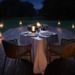 Evening private dinner for two at Chobe Chilwero