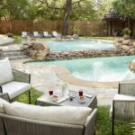 Chobe Chilwero's split level pool provides hours of fun for families