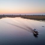 Boating excursion on the Chobe River from Chobe game lodge