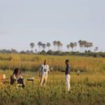 A coffee break during a game drive with Dumatau