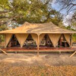 The central mess area at Kadizora Camp