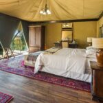 Interior decor of the larger luxury tents at Kadizora