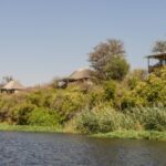 Guest rooms at Leroo La Tau as seen from the River