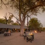 The main dining area tent at Machaba Camp
