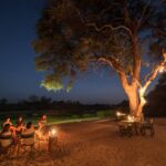 Machaba Camp nighttime bushveld drinks & fire