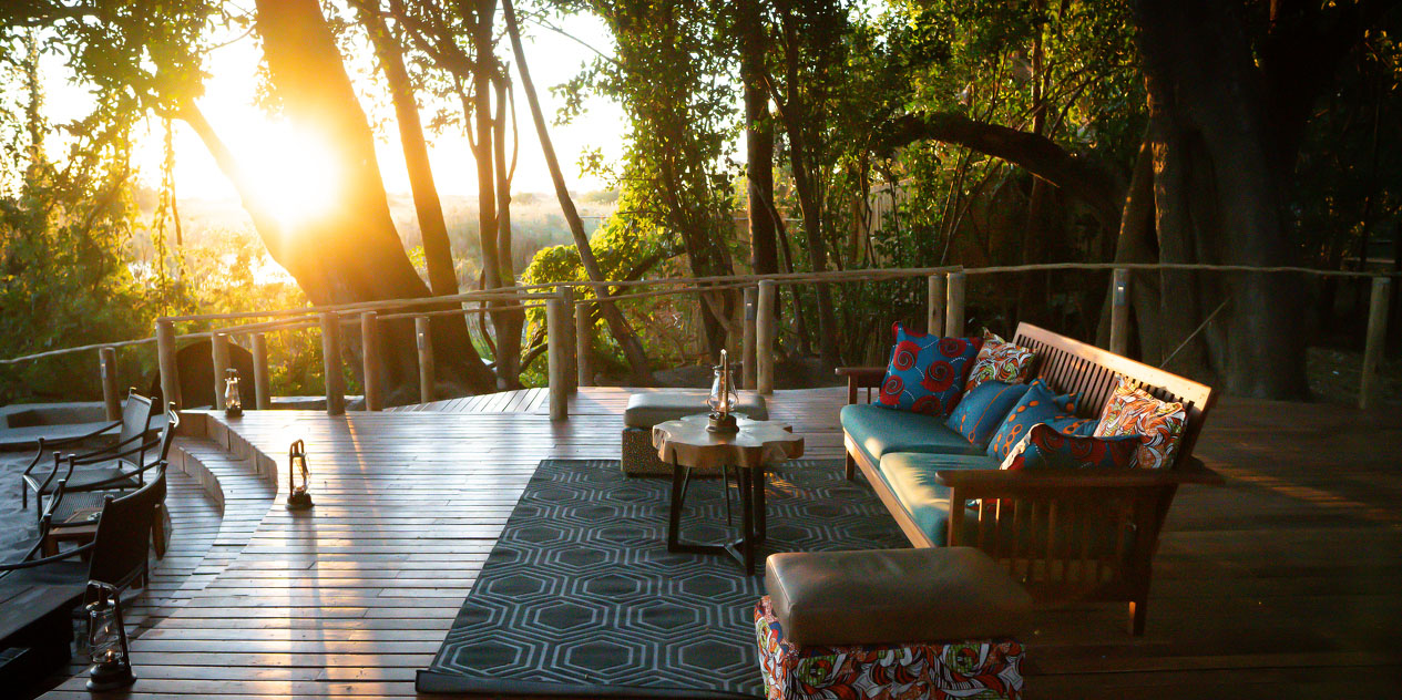 Nxamaseri Island Lodge main area